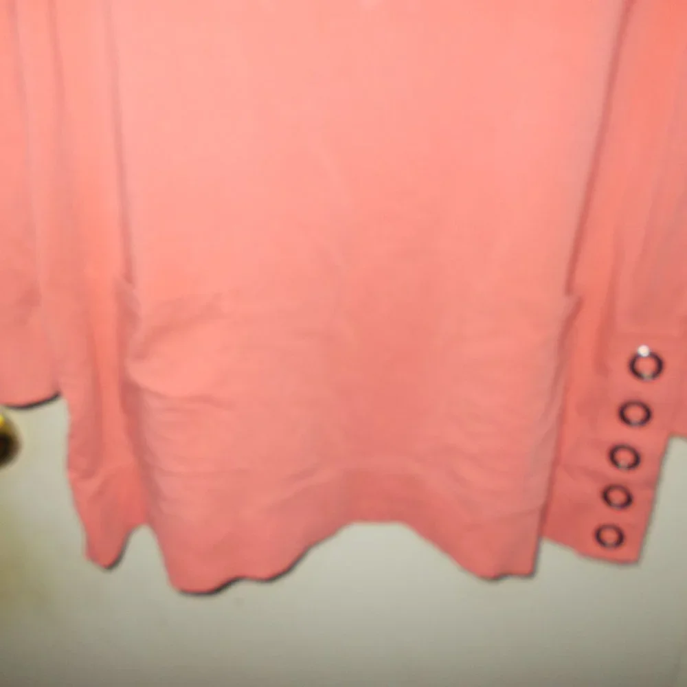 Soft Surroundings Make It Snappy Pullover/Sweatshirt Top Size Extra Large - Picture 3 of 7